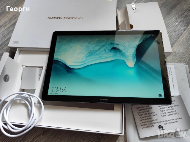 Huawei MediaPad M5 10.8", 4GB RAM, 64GB Space Gray като нов, снимка 3 - Таблети - 53963393