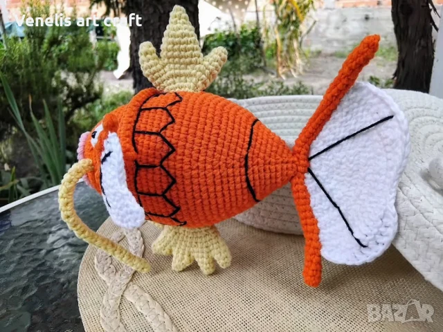 Magikarp Покемон Плетена играчка , снимка 3 - Други - 51379229