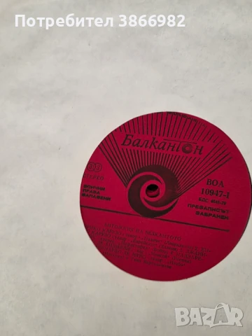 (Balkan Ton) 5 Стари Грамофонни Плочи:(Analogia de Belcanto), снимка 17 - Грамофонни плочи - 51136837