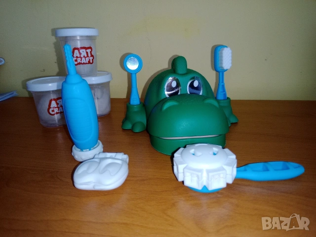 Комплект зъболекарски - динозавър , снимка 2 - Образователни игри - 53999200