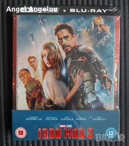 Iron Man 3  -   4K UHD & Blu ray  Steelbook , снимка 1 - Blu-Ray филми - 45805855