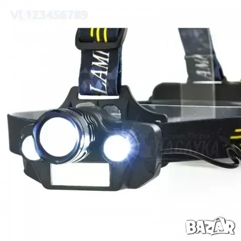 Челник X-Balog BL-T44 С XM-L2 T6 и 2 броя Q5 и COB LED диоди, снимка 5 - Къмпинг осветление - 52133617