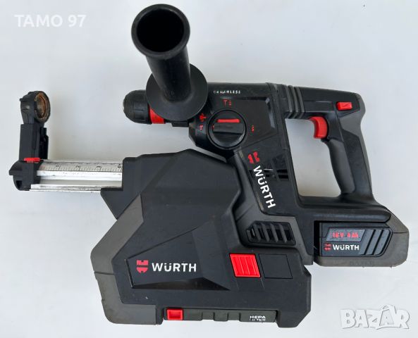Wurth ABH 18 Compact - Безчетков перфоратор M-Cube с прахоуловител, снимка 4 - Други инструменти - 46455379