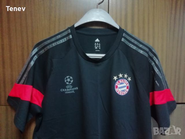 Bayern Munich Adidas Champions League оригинална памучна тениска Байерн Мюнхен XL , снимка 3 - Тениски - 46580026