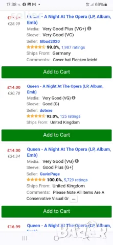 QUEEN -A NIGHT AT THE OPERA Английско издание На някои песни се чува пукане,а иначе визуално е в със, снимка 12 - Грамофонни плочи - 47147324