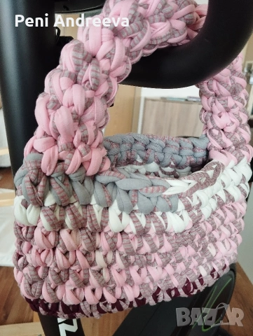 Плетена чанта , снимка 2 - Чанти - 53658917