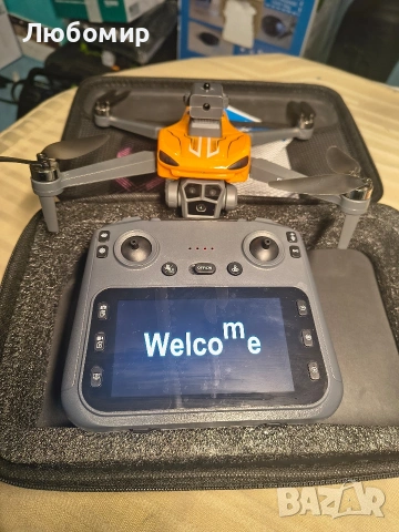 F180 GPS дрон с камера 4K, 4.5"LCD екран за начинаещи, 90° електрически регулируем обектив , снимка 3 - Дронове и аксесоари - 53596756