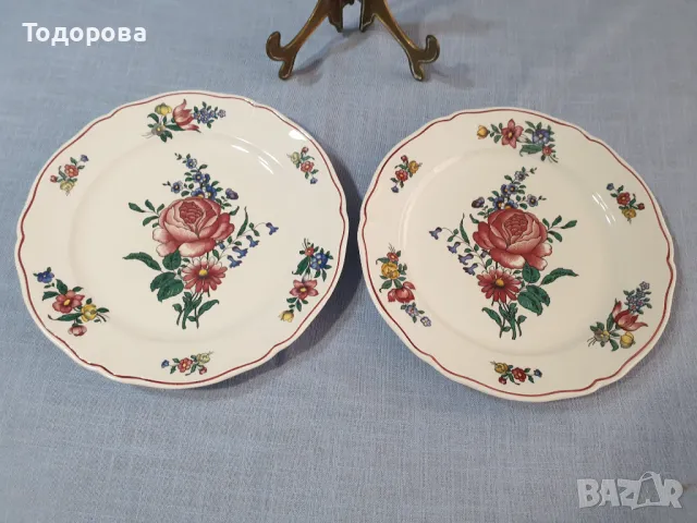 Порцеланови чинии-Villeroy & Boch Mettlach Alsace, снимка 4 - Чинии - 47008582