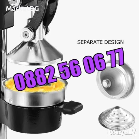 Професионална ръчна цитрус преса, машина за фреш от нар, цитруспреса, снимка 5 - Сокоизстисквачки и цитрус преси - 51786483