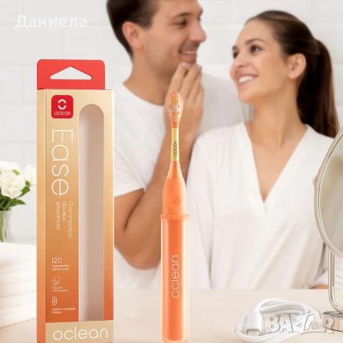 Електрическа четка за зъби Oclean X Ease, 1бp. накрайник, снимка 6 - Други - 51340661