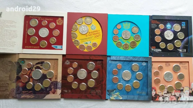 Сан Марино Евро сетове (1 цент-2 Евро), снимка 4 - Нумизматика и бонистика - 50196289