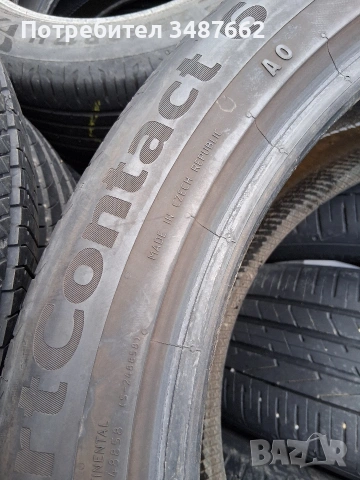 285 40 22 Континентал контакт 6 4броя летни дот 2021г, снимка 6 - Гуми и джанти - 53916432