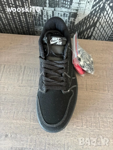 Jordan 1 x Travis Scott Retro Low Black Phantom Size EUR 44, снимка 11 - Маратонки - 54184633
