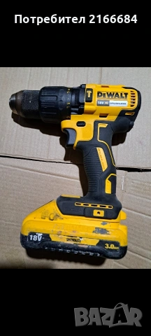 Винтоверт DCD 778+батерия 3 ампера