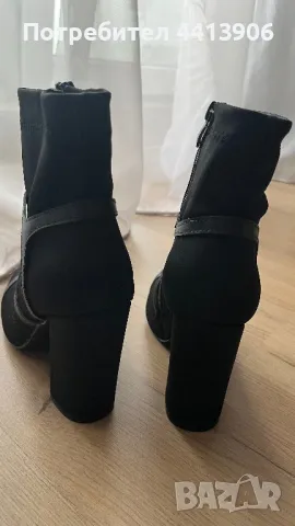 Черни дамски боти, снимка 5 - Дамски боти - 50023692