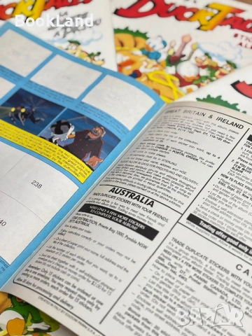 Ducktales албуми за стикери, 1987 г. Panini, снимка 16 - Колекции - 53023888
