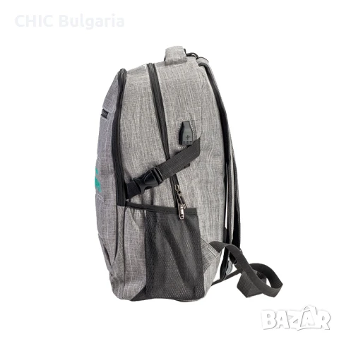 Раница с USB, флашка, слушалки и химикал + Подарък коледни лакомства, снимка 3 - Раници - 51363334