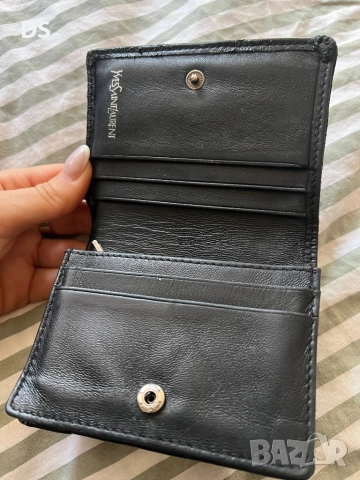 Портмоне естествена кожа ysl, снимка 5 - Портфейли, портмонета - 52430006