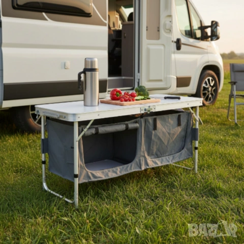 Сгъваем къмпинг шкаф. , снимка 3 - Градински мебели, декорация  - 54231573