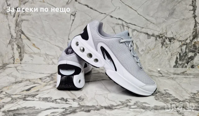 Nike Air Мъжки Сиви Маратонки👟Мъжки Спортни Обувки В Сив Цвят Найк Еър Код P40, снимка 3 - Маратонки - 49137451