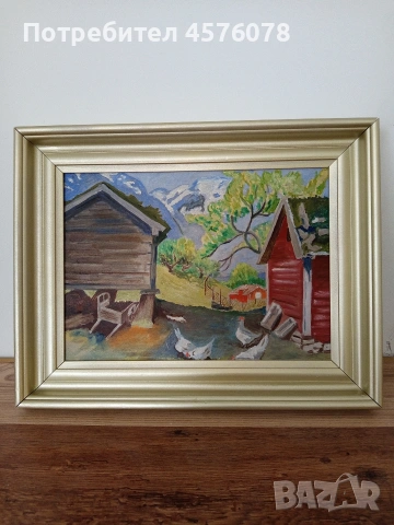 стари картини с маслени бои, снимка 2 - Картини - 54163479