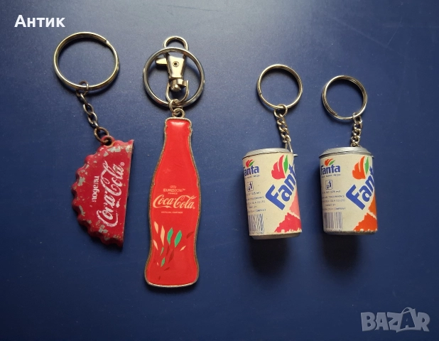 Лот Стари Рекламни Ключодържатели Кока Кола Фанта, снимка 7 - Колекции - 52865885