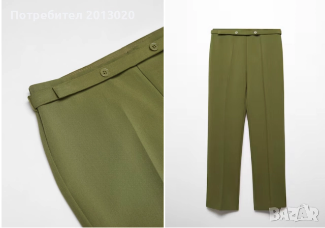 Елегантен панталон с права кройка Mango