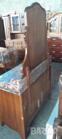 Антикварен тоалетен шкаф №70, снимка 10 - Шкафове - 54104692