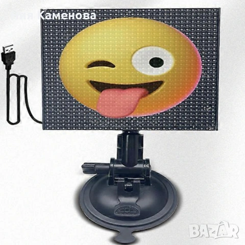 Интелигентен LED екран 32×32 за заден прозорец на автомобил – Модел Pixel RGB с Bluetooth управление, снимка 8 - Аксесоари и консумативи - 53151093