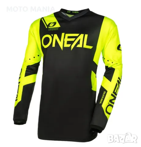 Мотокрос Джърси Блуза O’neal Element Black/Neon/Yellow, снимка 1 - Блузи - 47078778