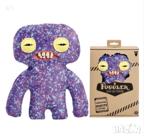 Fuggler плюшена играчка/Фъглер/Fuggler ugly monster 25см Фуглер, снимка 7 - Плюшени играчки - 51432011