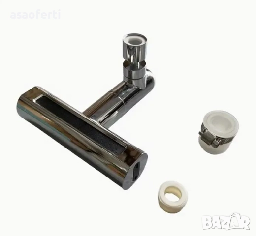 💧 4в1 Мултифункционален Накрайник за Кухненски Кран – 360° Ротация и Пестене на Вода, снимка 3 - Други - 52551792