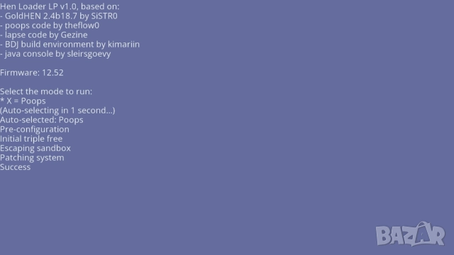 Playstation 4  PS4 firmware 12.52 GoldHen Jailbreak blu-ray disc!, снимка 2 - Игри за PlayStation - 51585446