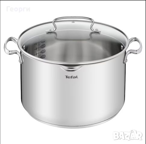 Тенджера Tefal Duetto, С капак, 28 см, снимка 1 - Съдове за готвене - 46337244