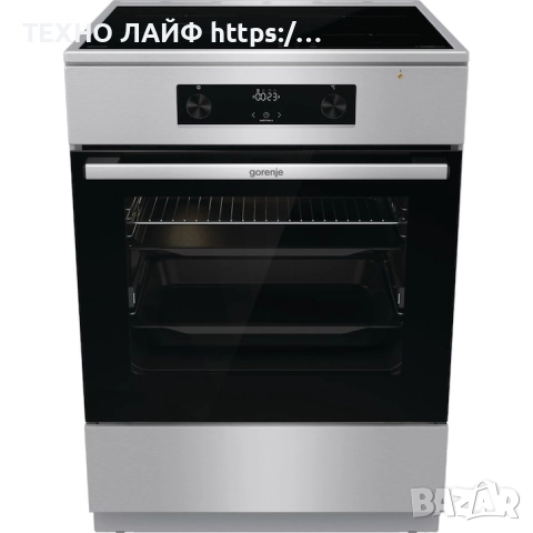 Готварска печка с индукционни котлони GORENJE GEIT6C60XPG, 71 л., снимка 9 - Печки, фурни - 51596016
