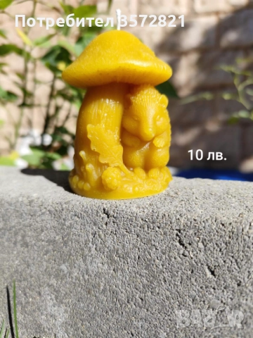 Ръчно изработени свещи от чист пчелен восък., снимка 16 - Декорация за дома - 50923127