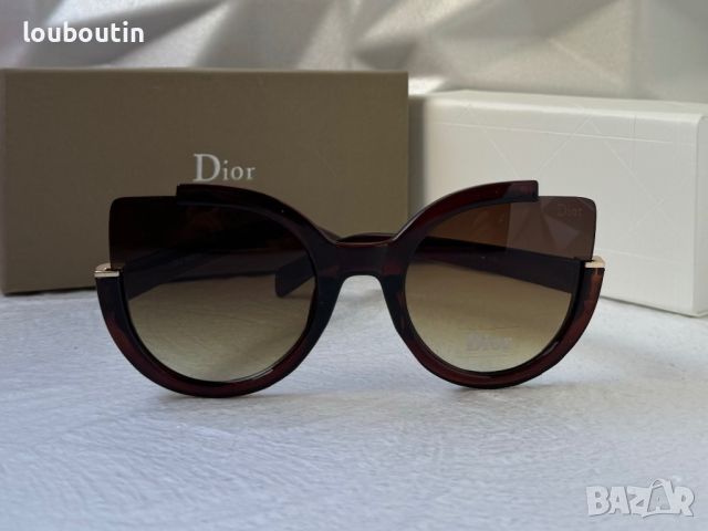 Dior дамски слънчеви очила котка, снимка 7 - Слънчеви и диоптрични очила - 45162681