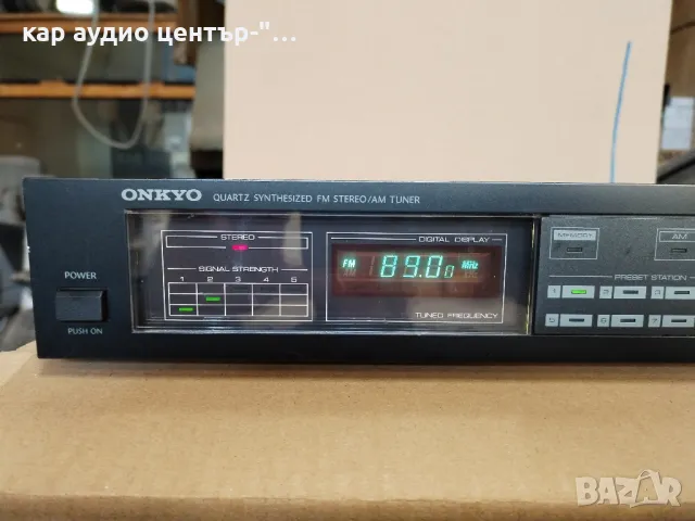 ONKYO T-300 quartz synthesizer stereo tuner, снимка 2 - Ресийвъри, усилватели, смесителни пултове - 49563717