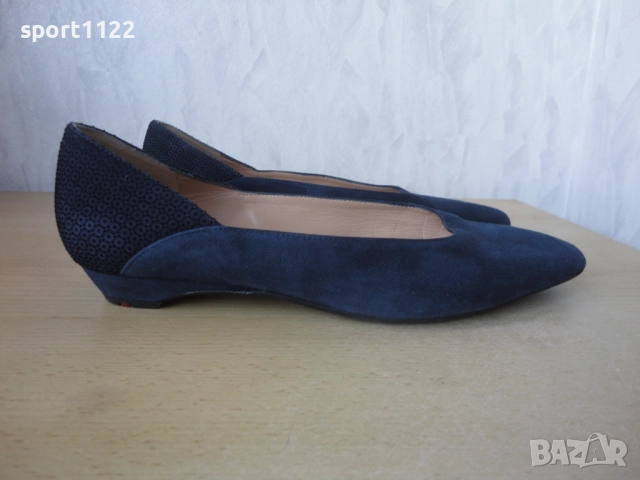N38,5 Lloyd/естествена кожа/дамски обувки/балерини, снимка 2 - Дамски елегантни обувки - 52197235