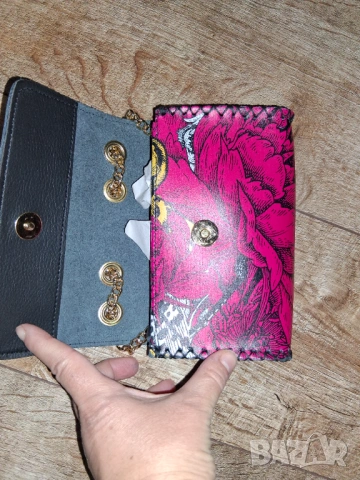 дамска чанта Alviero Rodriguez Borsa Madame Floral Leopard, снимка 11 - Чанти - 53716050