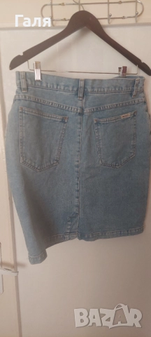 Дънкова пола Bill Blass размер 14 + 1 д.пола подарък , снимка 13 - Поли - 51815750