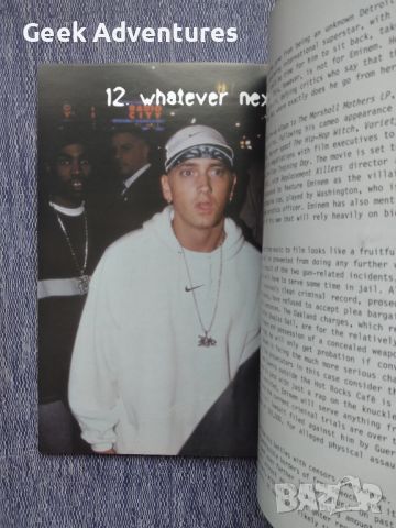 Еминем Автобиография Книга със Снимки Английски Език Eminem Story 2001, снимка 5 - Колекции - 46591308