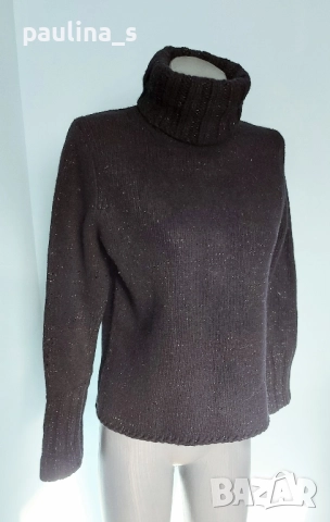 Два броя / Дамски пухкав пуловер с поло яка , снимка 9 - Блузи с дълъг ръкав и пуловери - 52503440