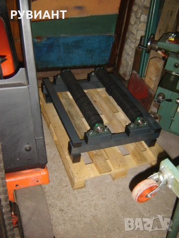 Размоталка за ламарина от РУЛО за ШЛЕБАХ машина