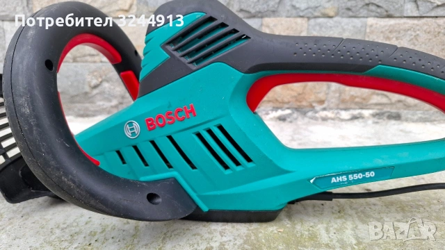Електрически храсторез BOSCH AHS 550-50 , снимка 7 - Градинска техника - 53225401