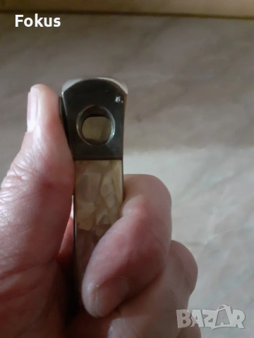 Нож за пури Solingen със седефена дръжка, снимка 3 - Антикварни и старинни предмети - 53878647