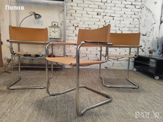 Конзолен стол стил bauhaus, снимка 10 - Столове - 51726315