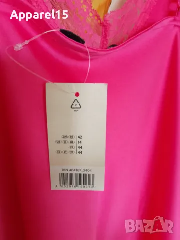 Esmara нова розова сатенена нощница EUR 42, снимка 8 - Нощници - 50224377