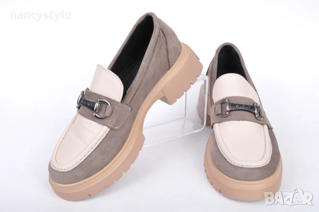 НОВО! Дамски лоуфъри Кожа/Набук, снимка 2 - Дамски ежедневни обувки - 53873179
