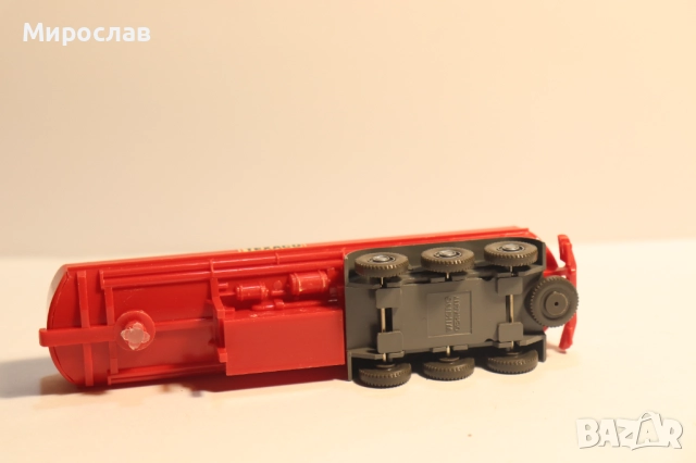 WIKING H0 1/87 TEXACO ЦИСТЕРНА РЕМАРКЕ КАМИОН МОДЕЛ, снимка 6 - Колекции - 52489722
